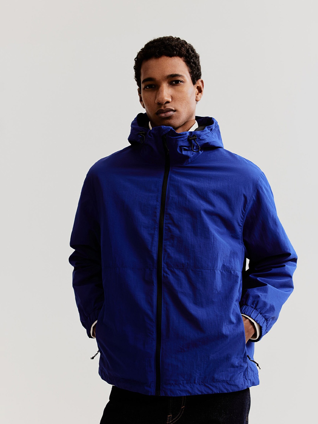 

H&M Regular Fit Windbreaker, Blue