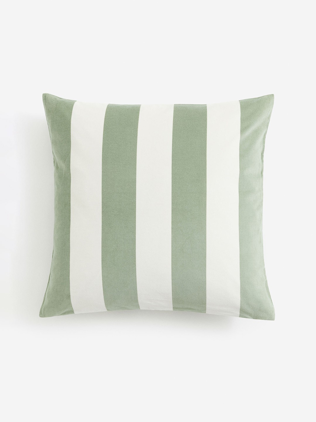 

H&M Green Striped Velvet Cushion Cover