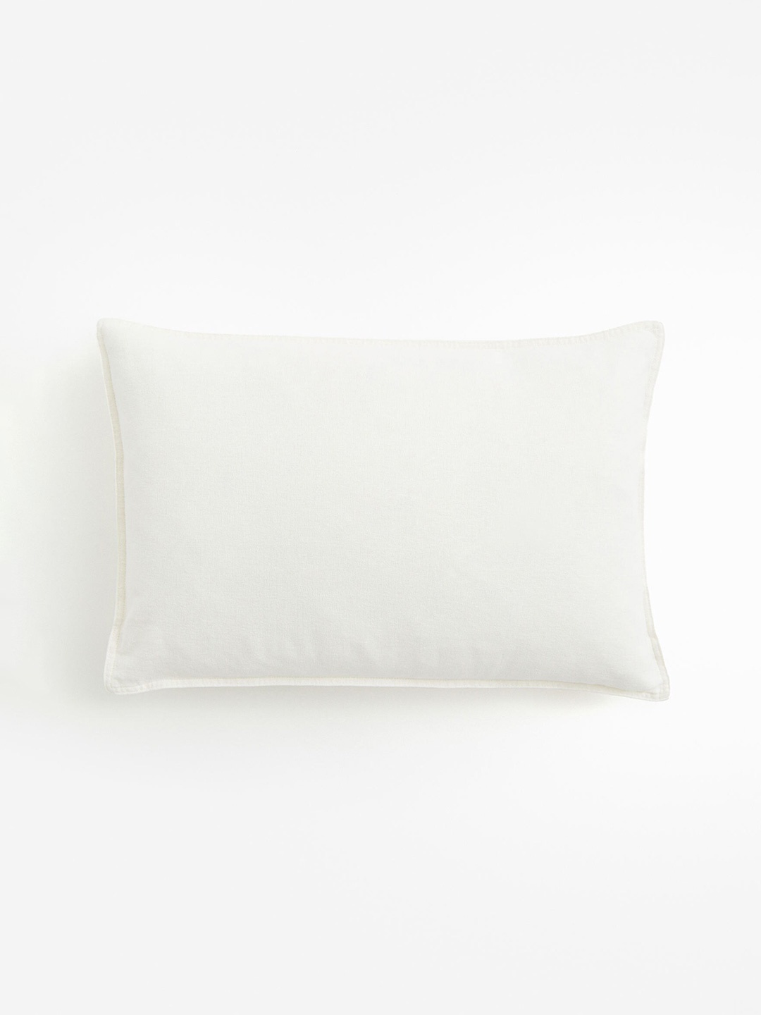 

H&M White Linen-Blend Cushion Cover