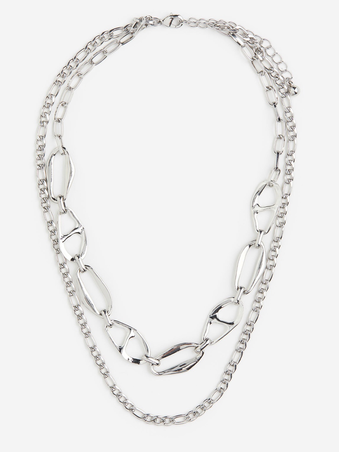 

H&M Short Two-Strand Necklace, Silver