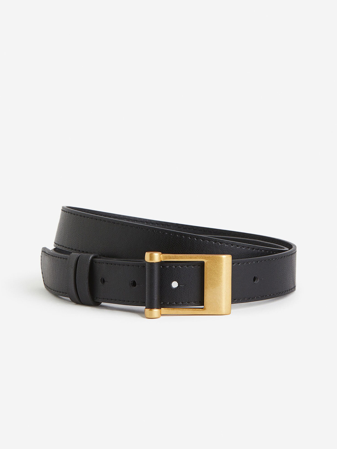 

H&M Buckle Closure Belt, Black