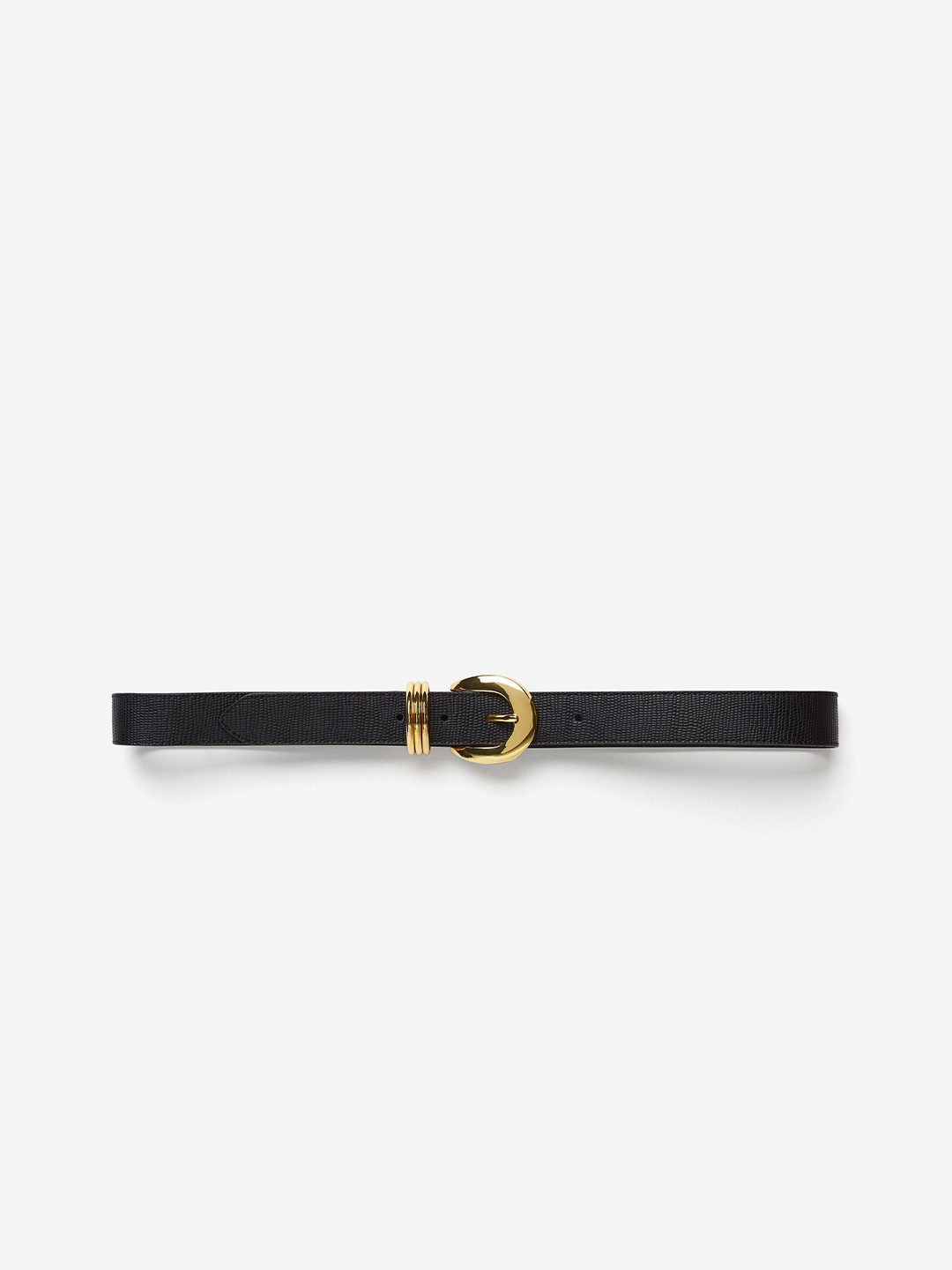 

H&M Women Metal Buckle Belts, Black