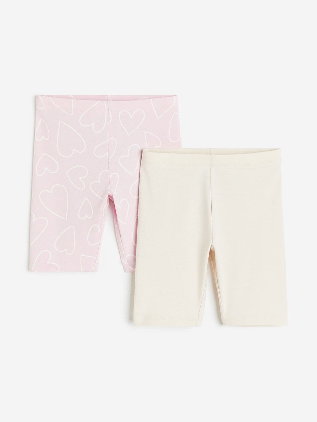 

H&M Girls 2-Pack Cycling Shorts, Pink