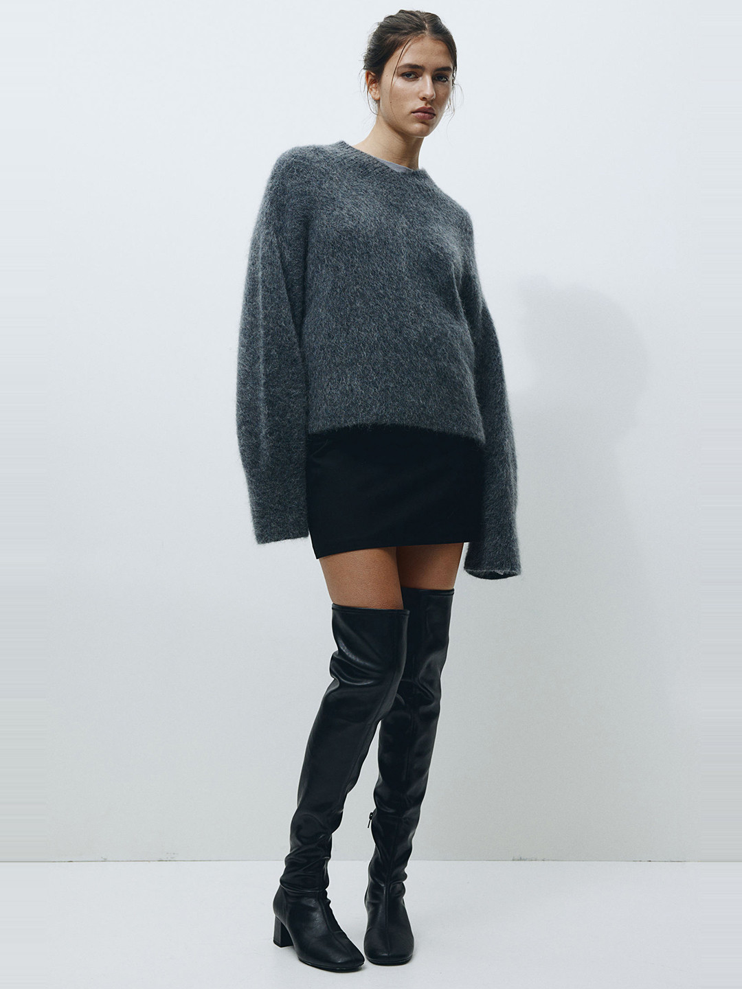 

H&M Mini Skirt, Black