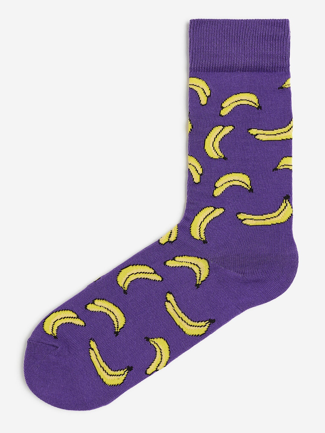 

H&M Men Patterned Socks, Purple