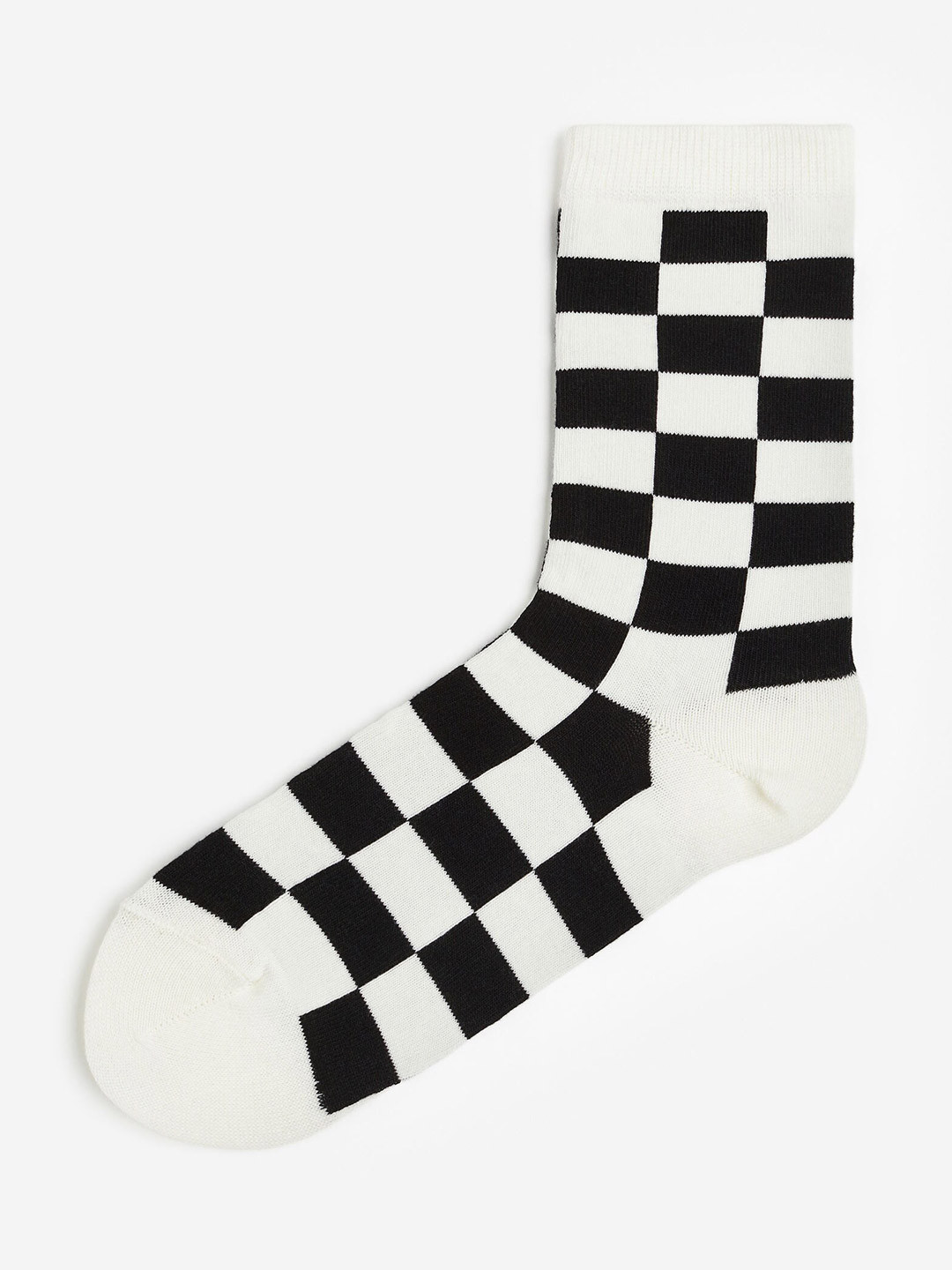 

H&M Men Patterned Socks, Black