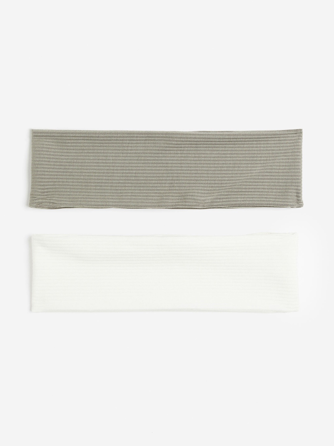 

H&M 2-Pack Jersey Hairbands, White