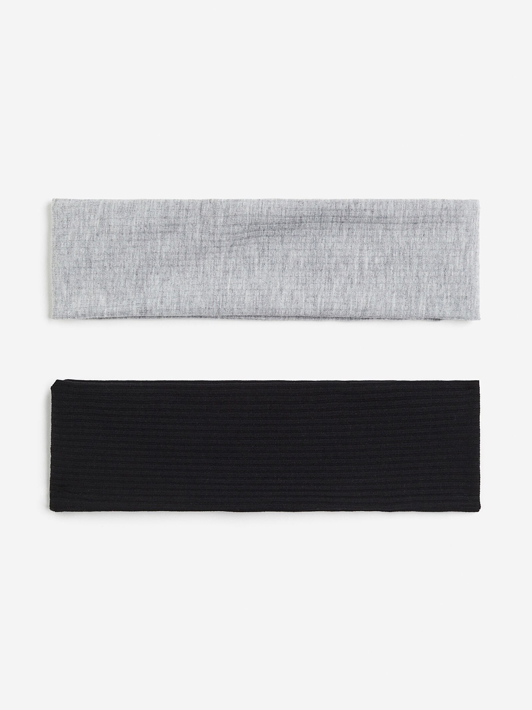

H&M 2-Pack Jersey Hairbands, Black