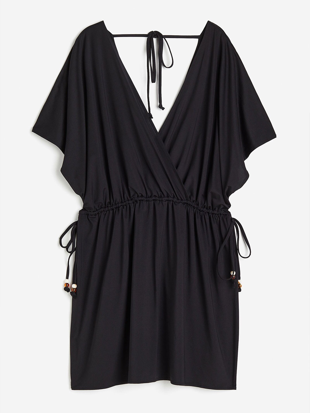 

H&M Women V-Neck Beach Dress, Black