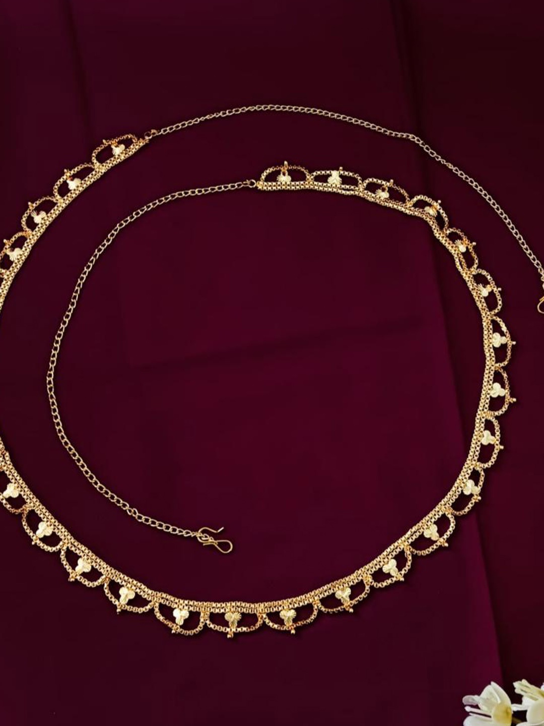 

Efulgenz Gold-plated Belly Chain Waist Belt kamarband