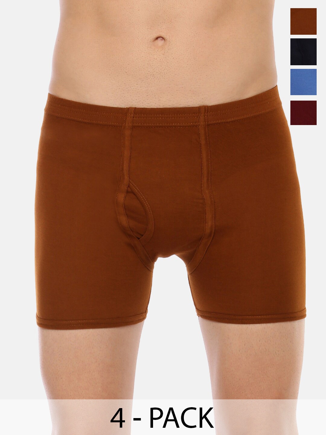 

Dollar Pack Of 5 Assorted Pure Cotton Trunks MLHTR-05-PO5-ASST3