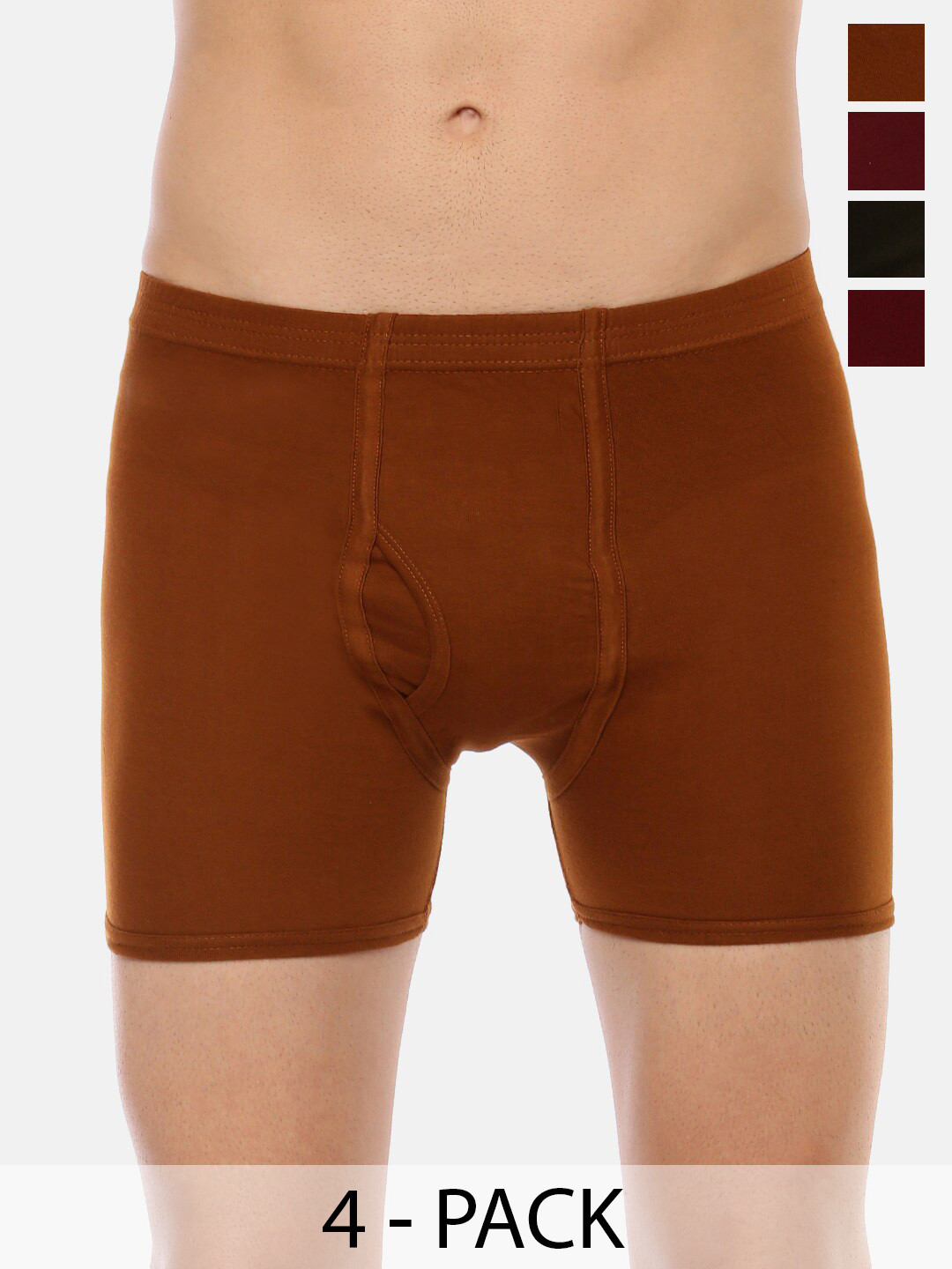 

Dollar Lehar Combed Cotton Men Pack Of 4 Trunks MLHTR-05-PO4-ASST3, Assorted