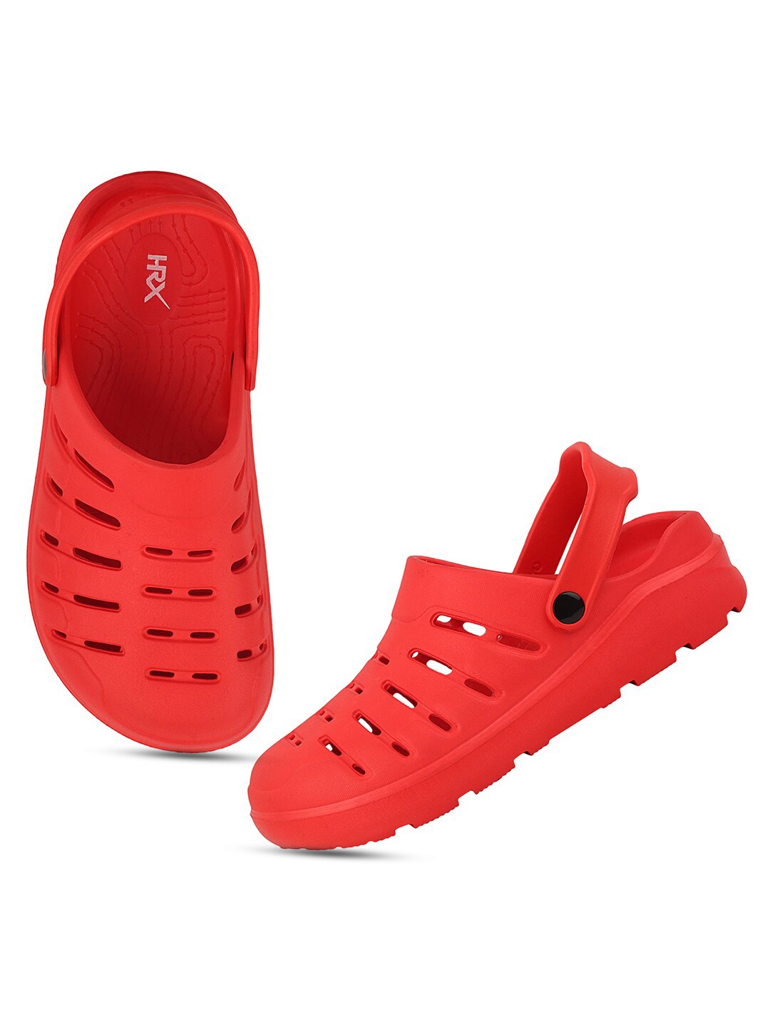 

HRX by Hrithik Roshan Men Self Design Clogs, Red