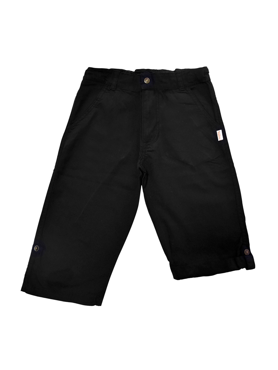 

milou Boys Mid-Rise Denim Shorts, Black