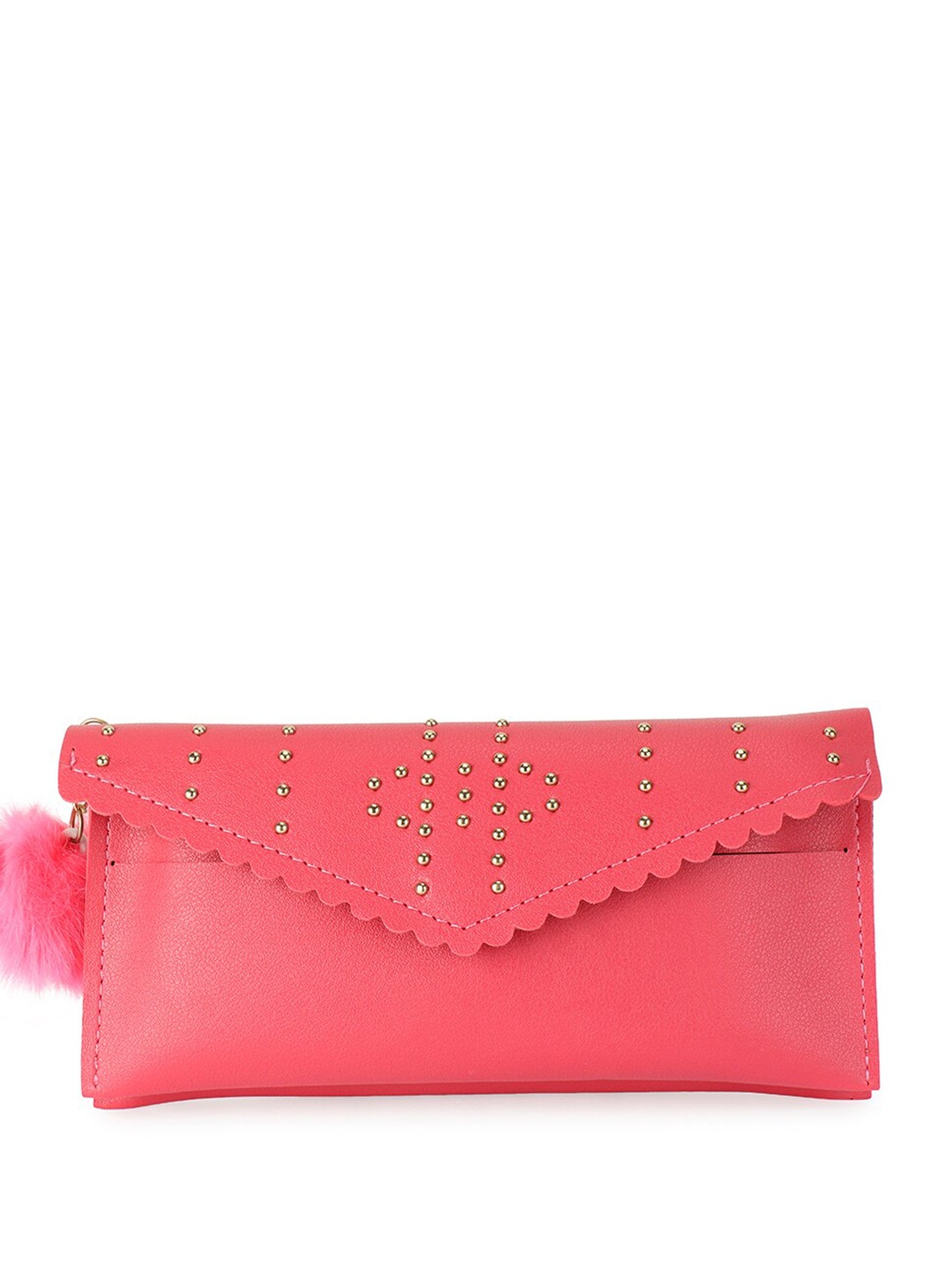 

ZEVORA Embellished PU Two Fold Wallet, Rose