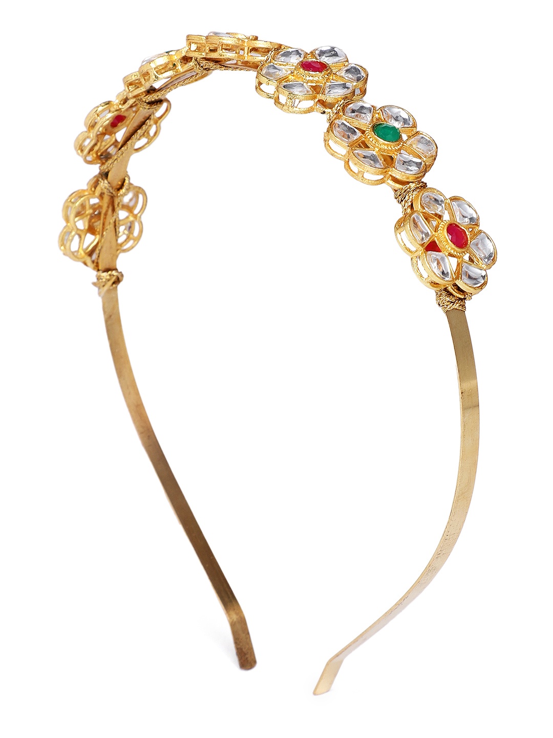 

Anouk Women Gold-Plated Embellished Hairband