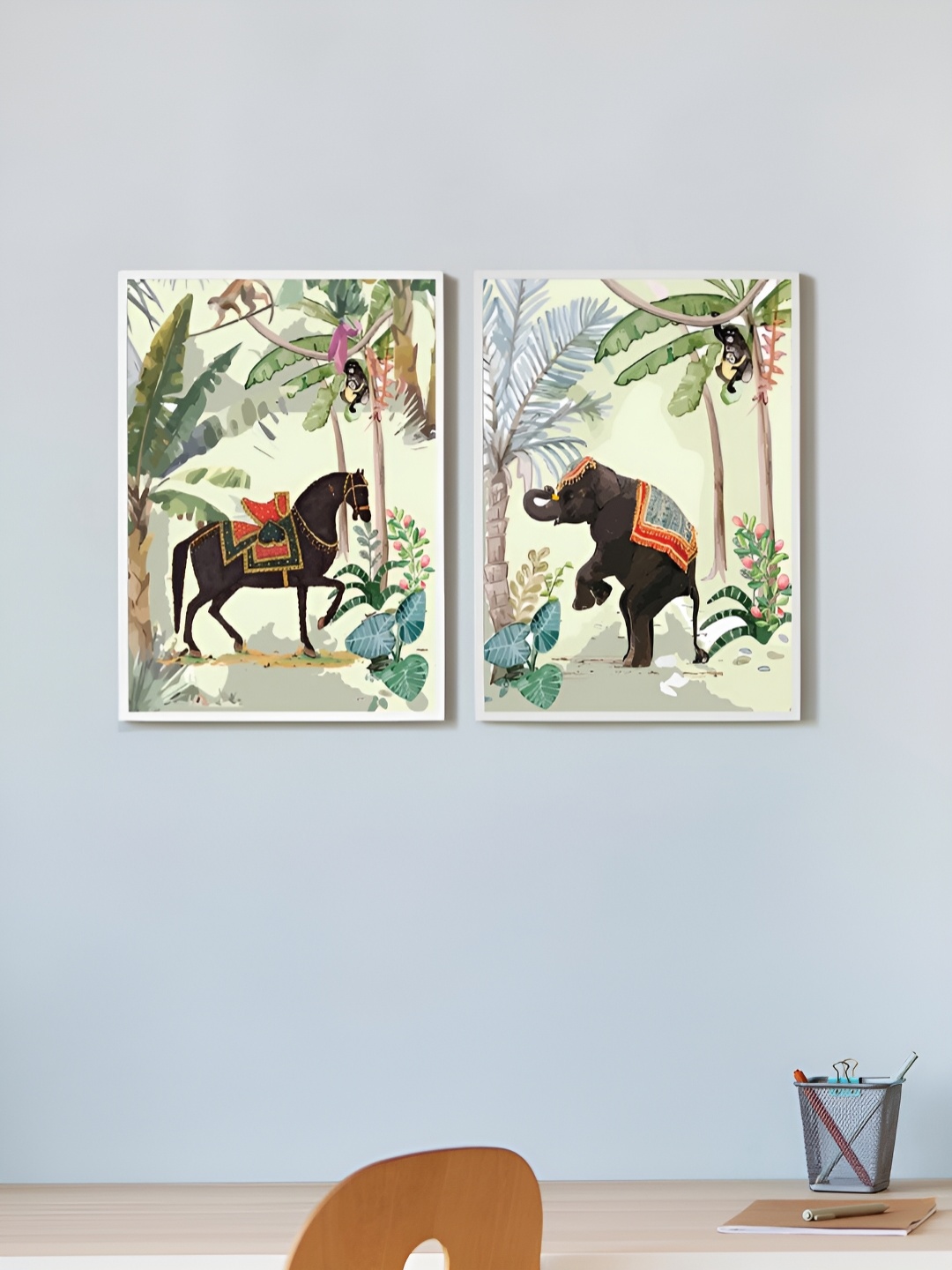 

Art Street White & Green 2Pcs Other Paintings Wall Art