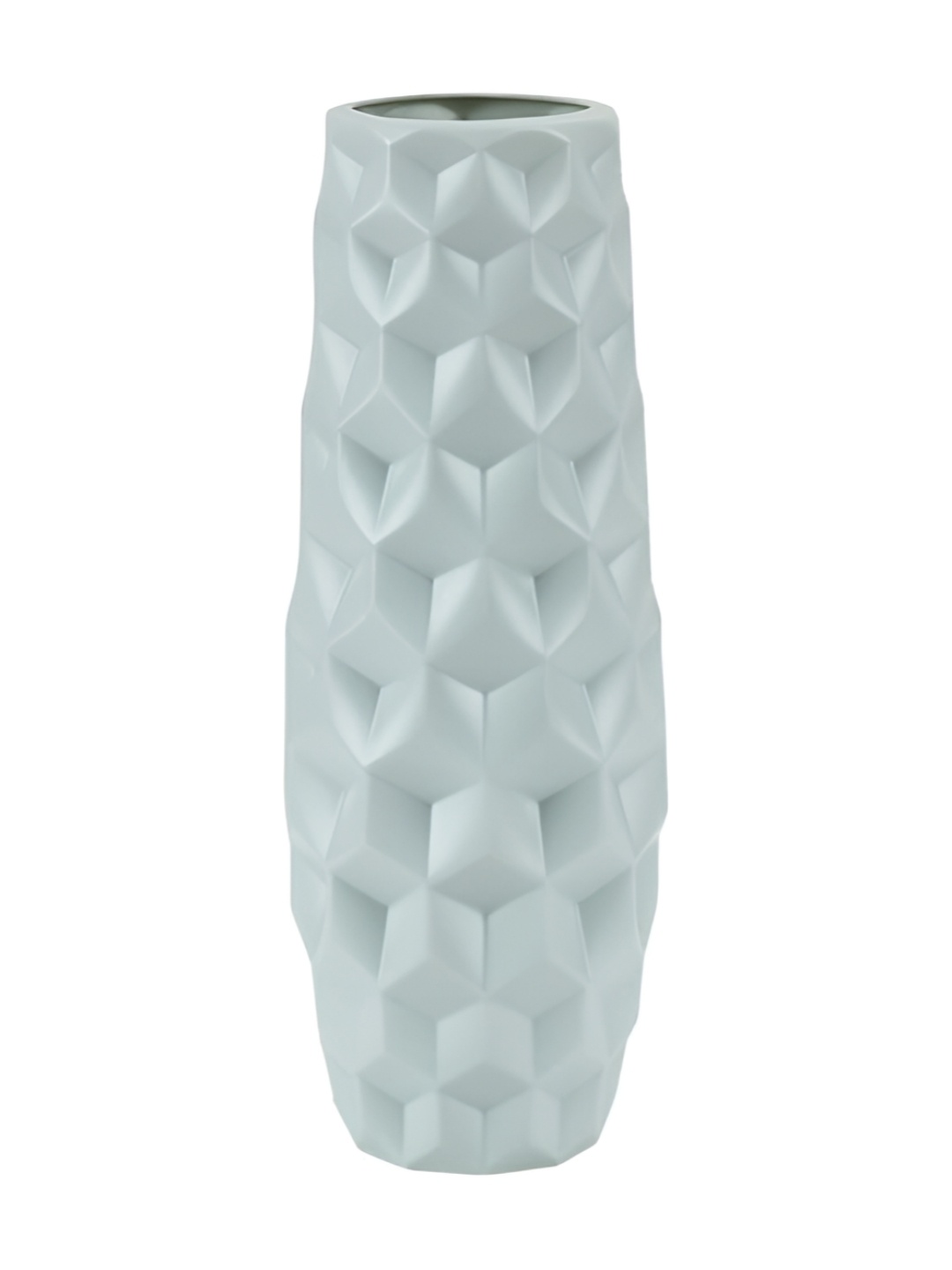 

Satyam Kraft Blue Textured Unbreakable Vase