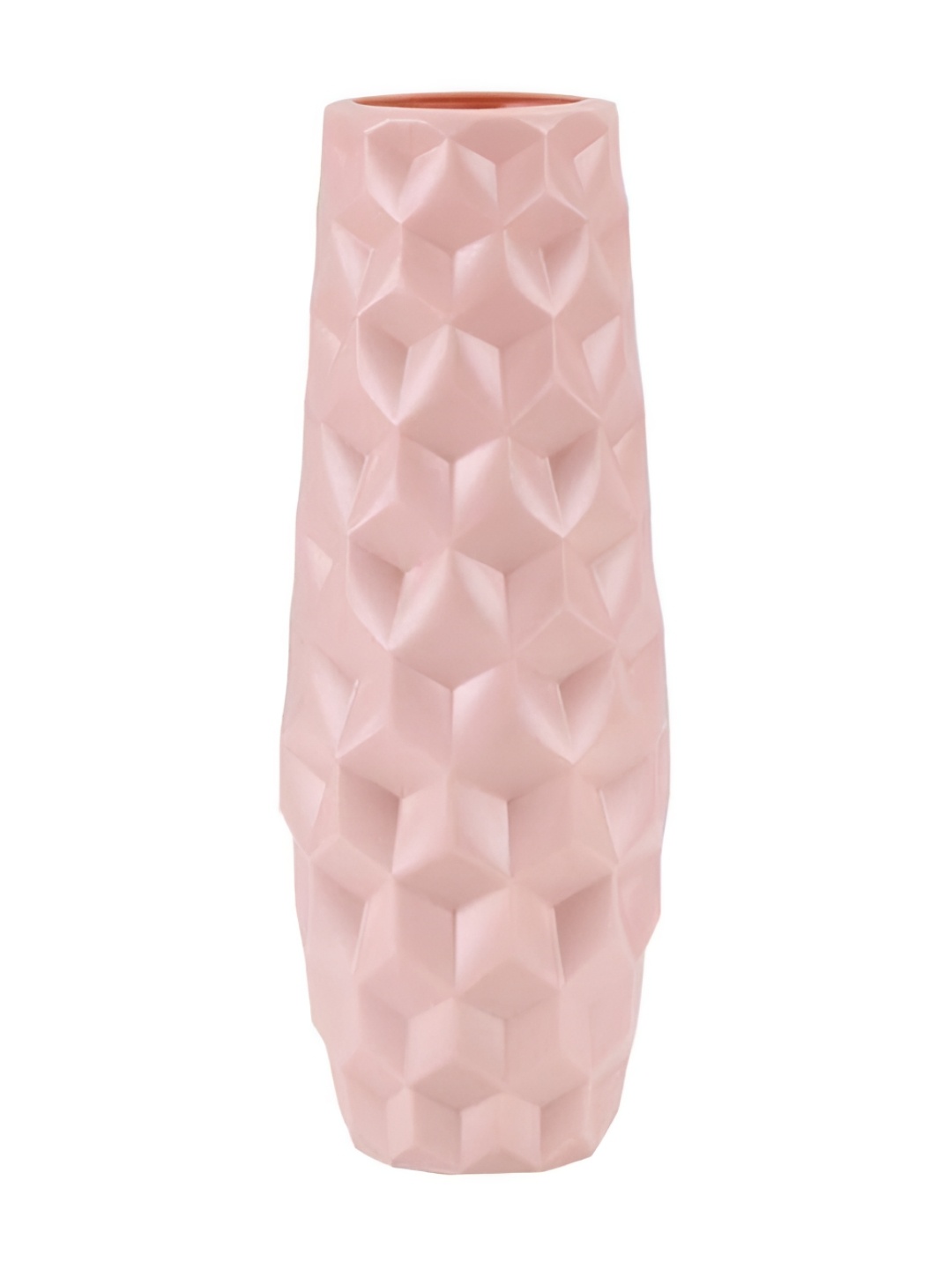 Satyam Kraft Pink Unbreakable Flower Vase