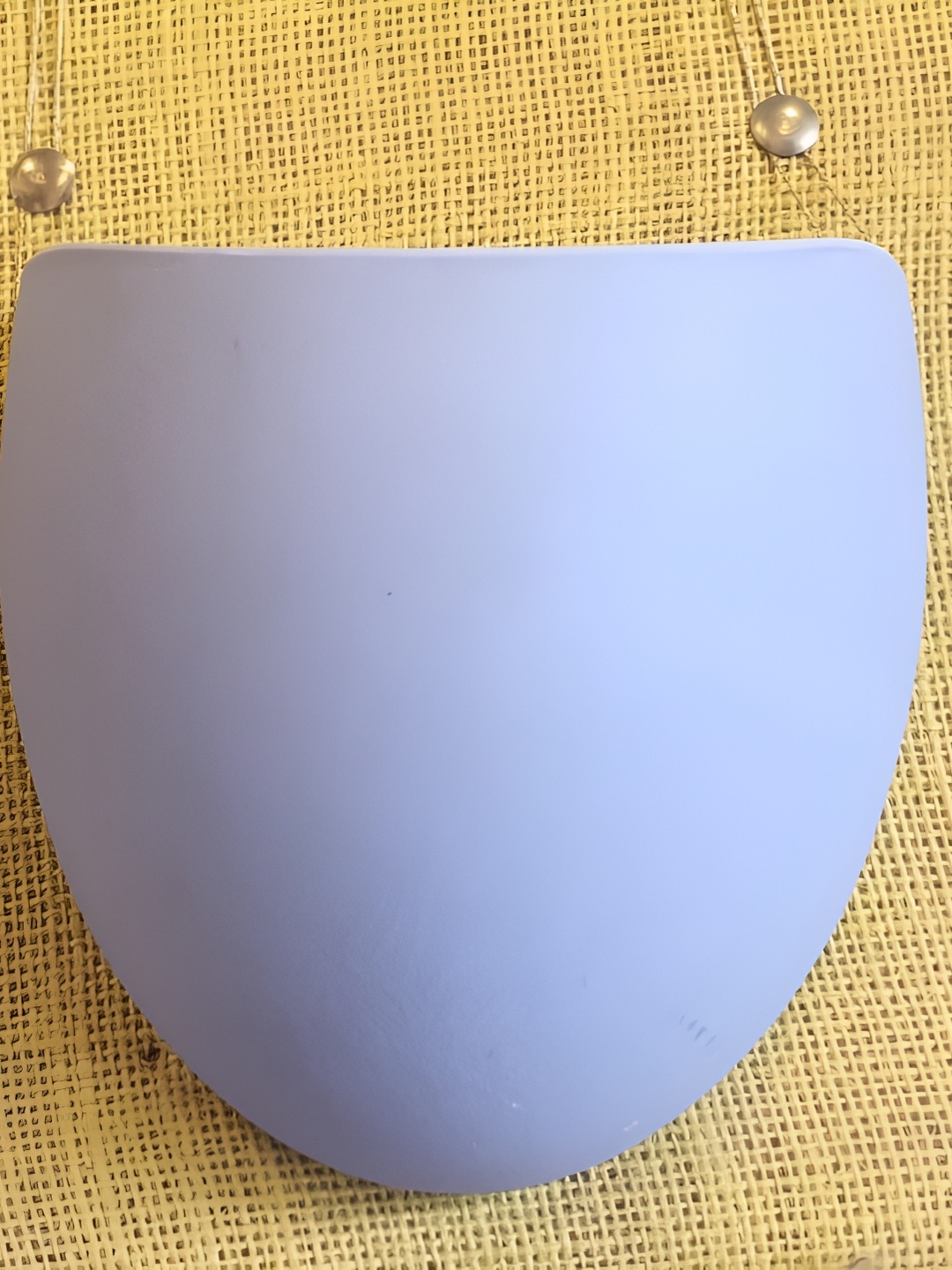 

Satyam Kraft Grey Oval Shape Unbreakable Hanging Vase, Blue