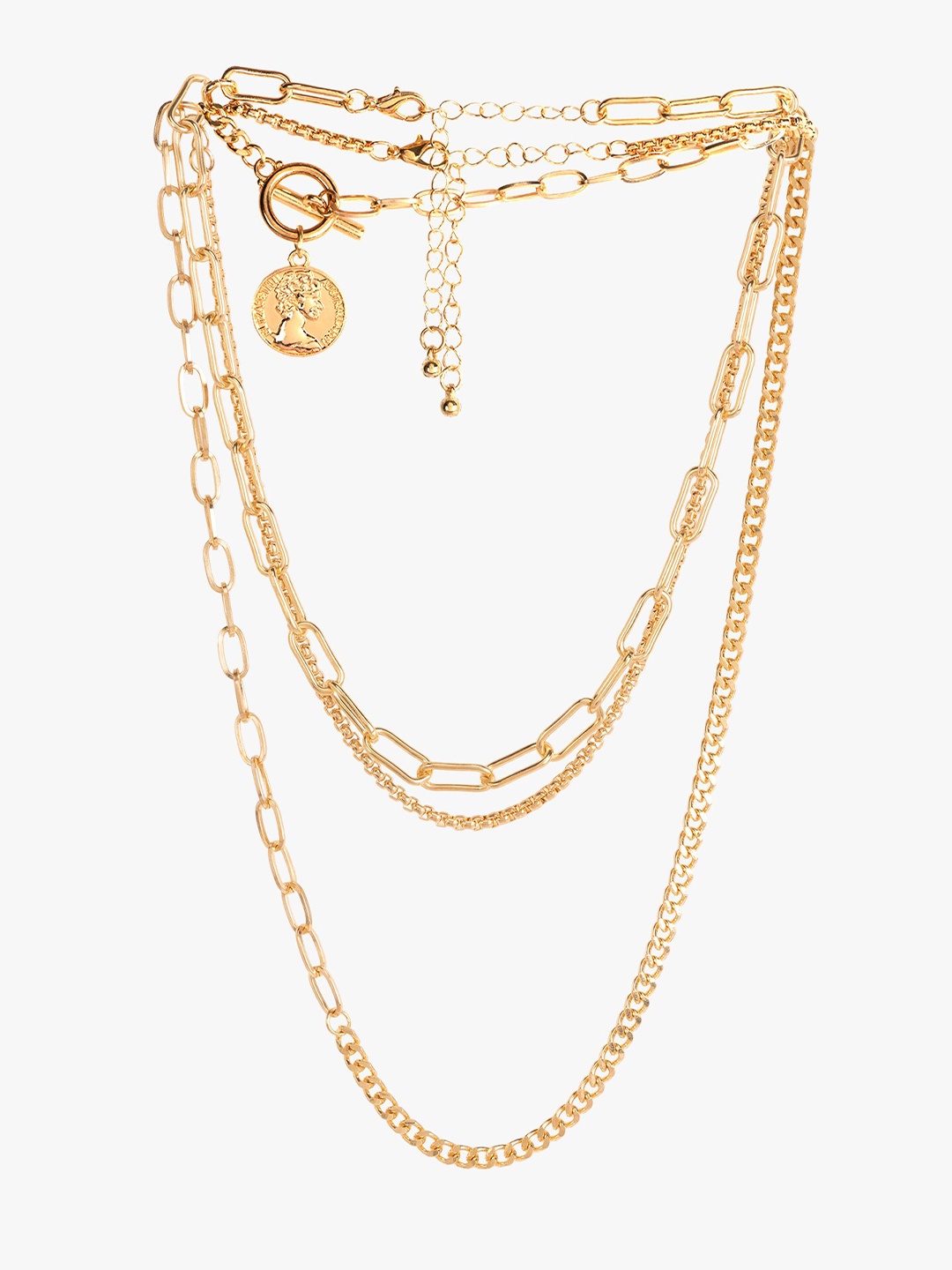 

Kazo Gold-Plated Layered Pendant Necklace & Chain