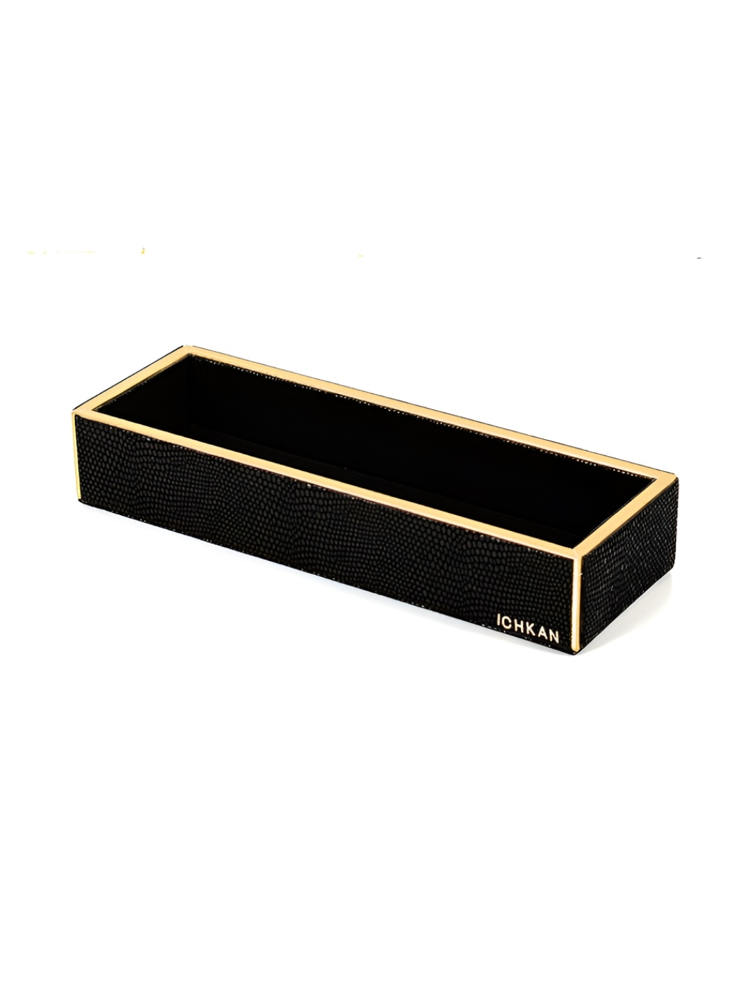 

ICHKAN Black Textured Cutlery Tray