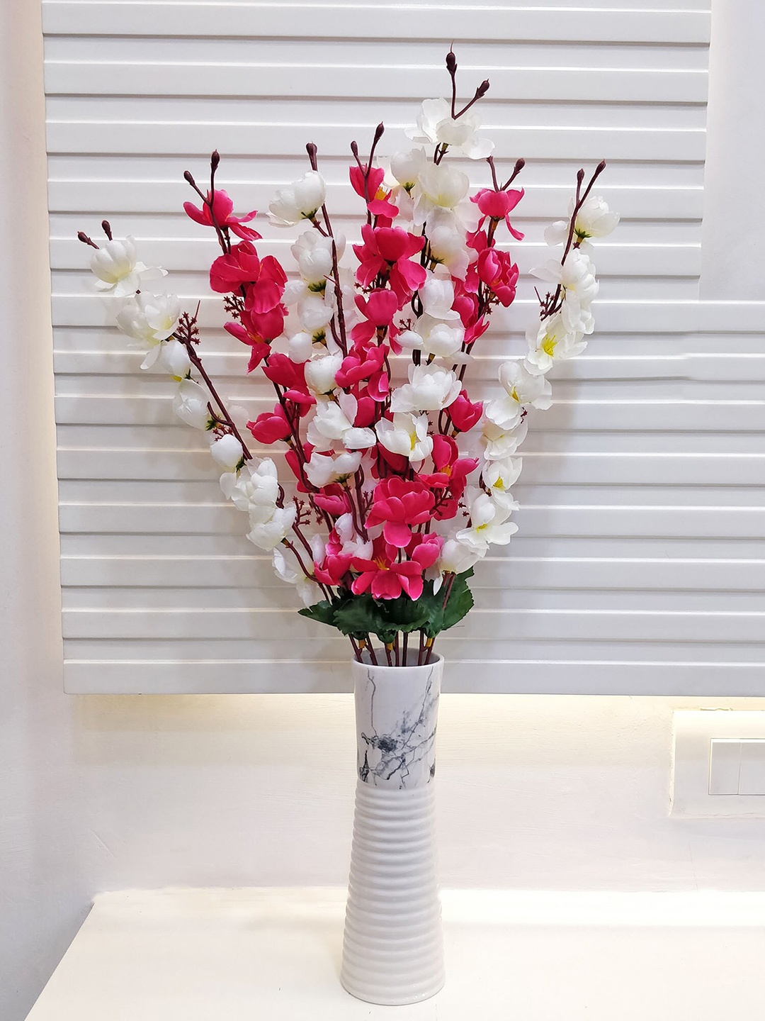 

ARTSY White & Pink Artificial Flowers and Plants