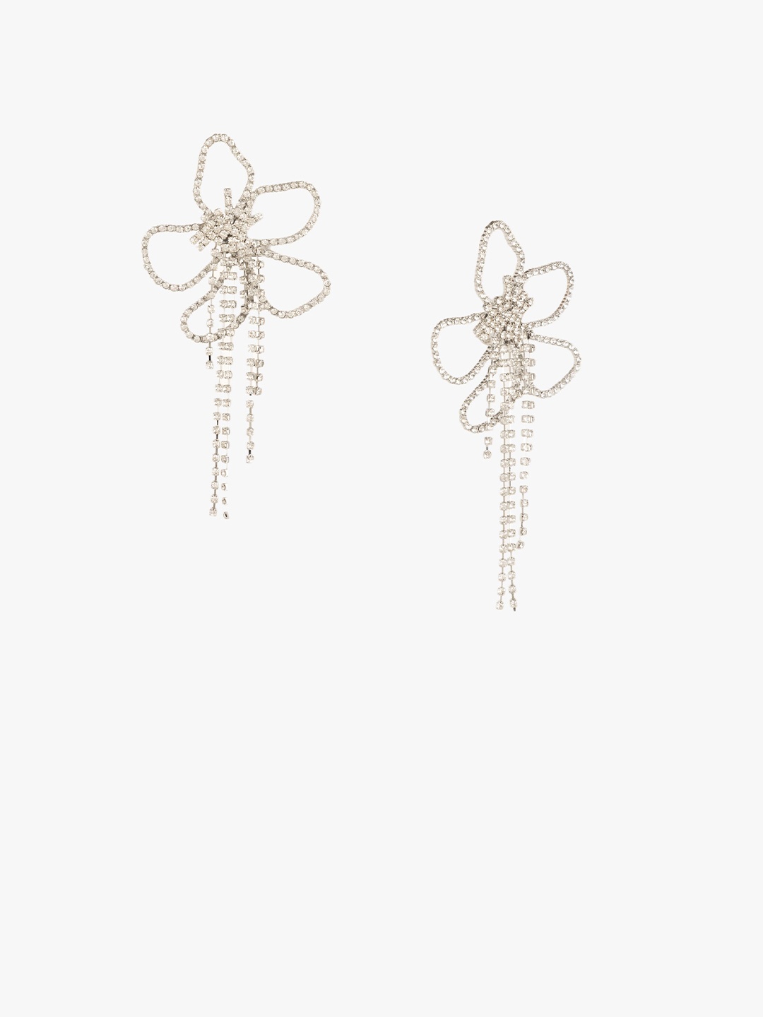 

Kazo Silver-Plated Contemporary Drop Earrings