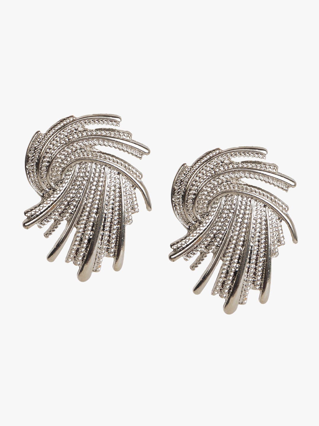 

Kazo Silver-Plated Contemporary Rhinestone Studs Earrings