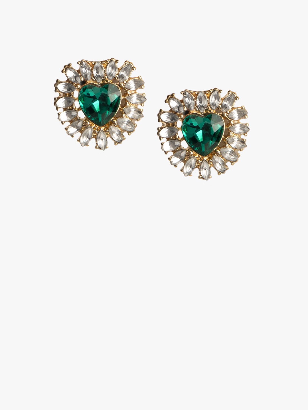 

Kazo Contemporary Studs, Green