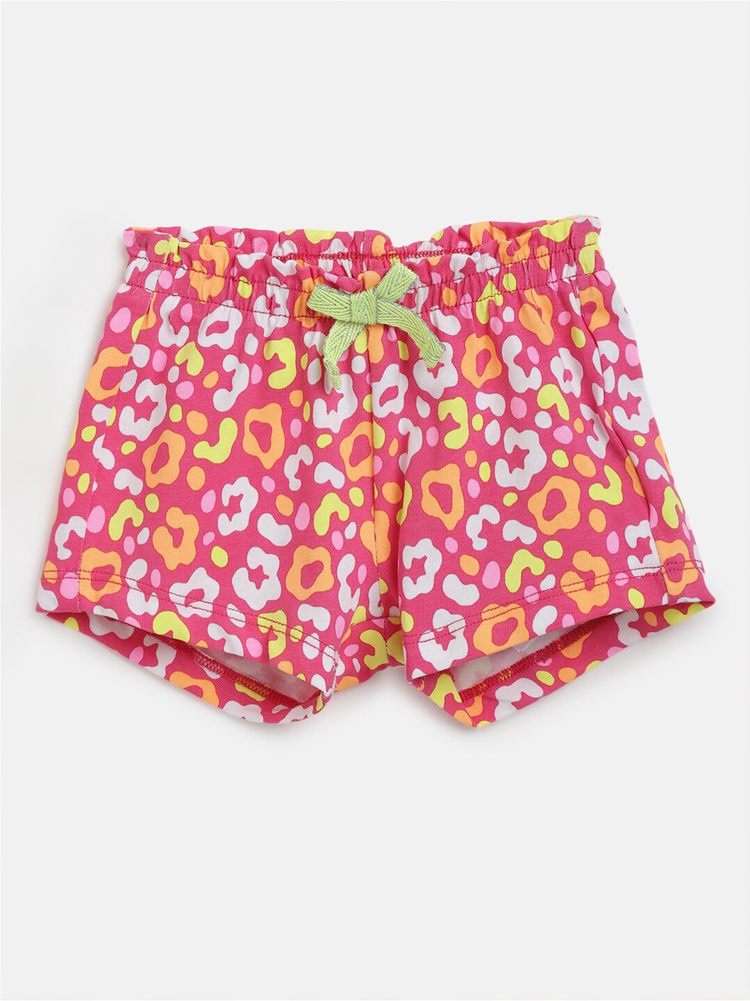 Chicco Girls Floral Printed Shorts, Pink