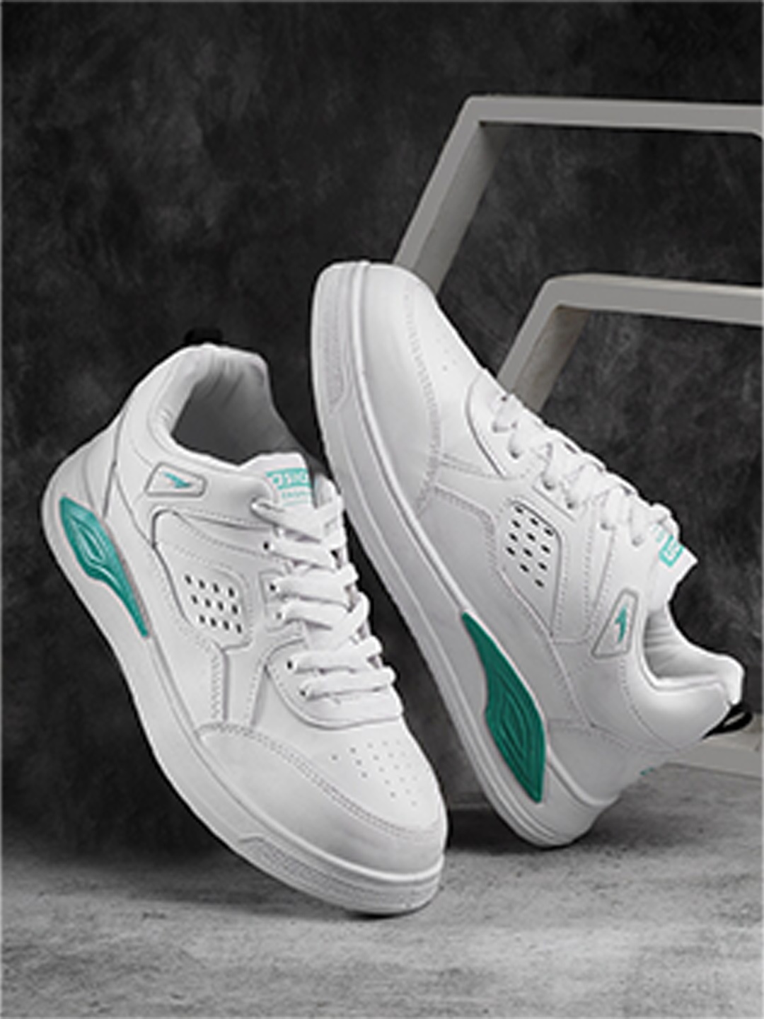 

ASIAN Men Memory Foam Insole Sneakers, White