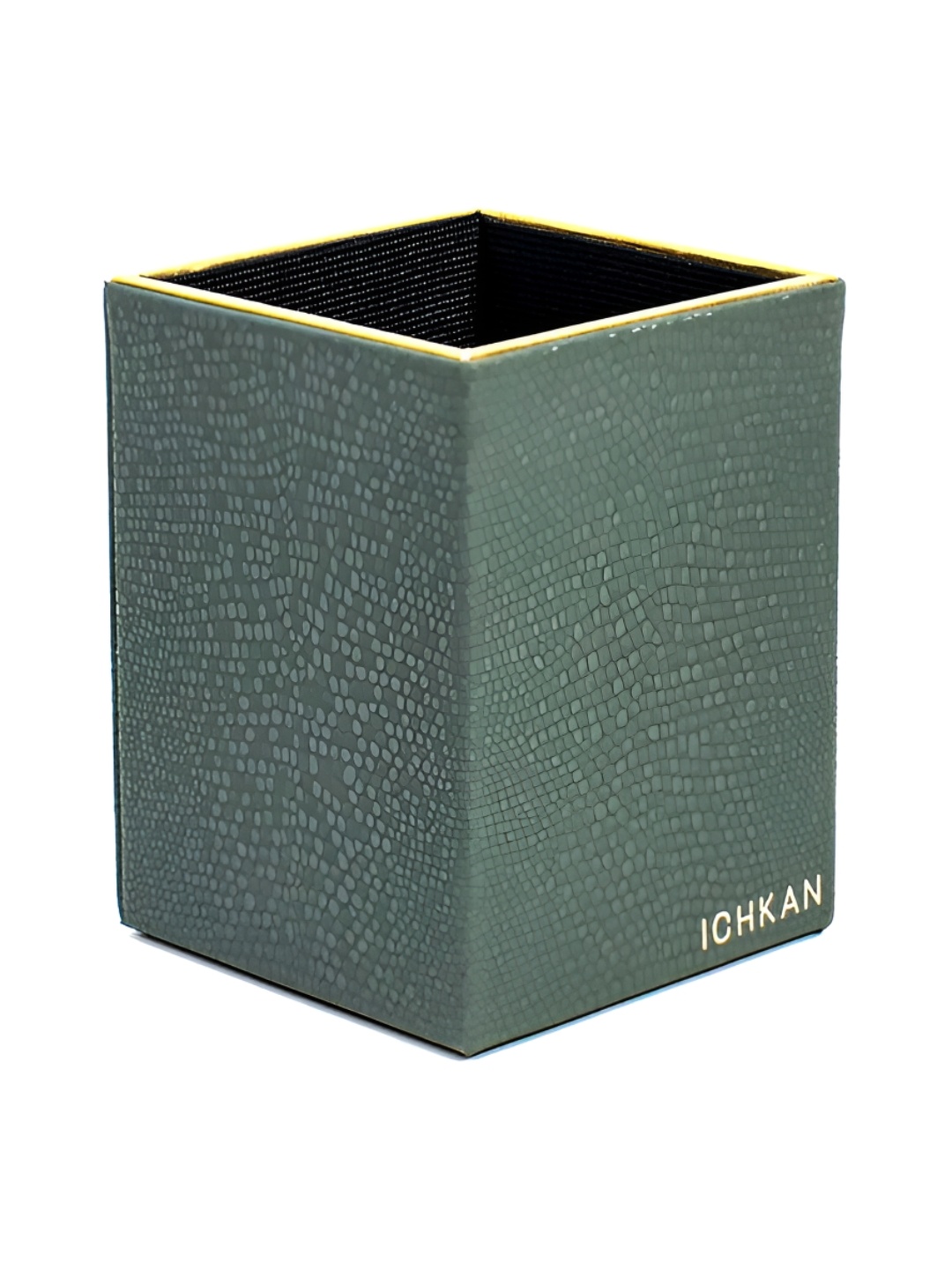 

ICHKAN Olive Green Textured Pen Holder