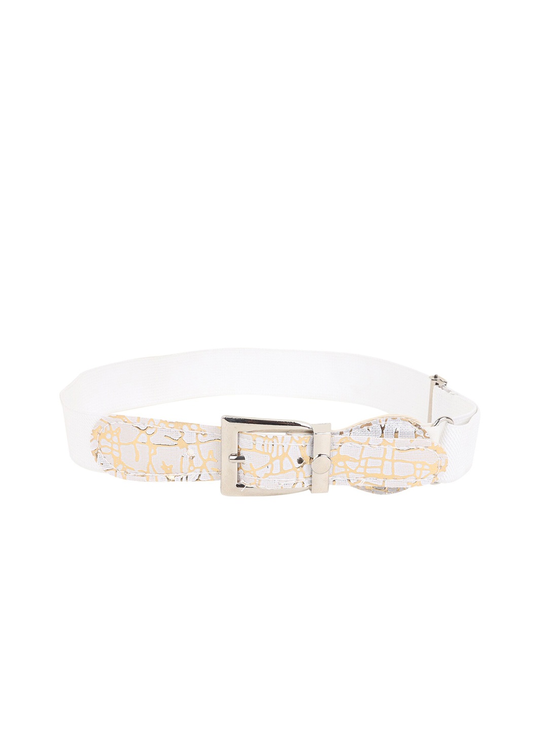 

Zacharias Kids Textured Belt, White