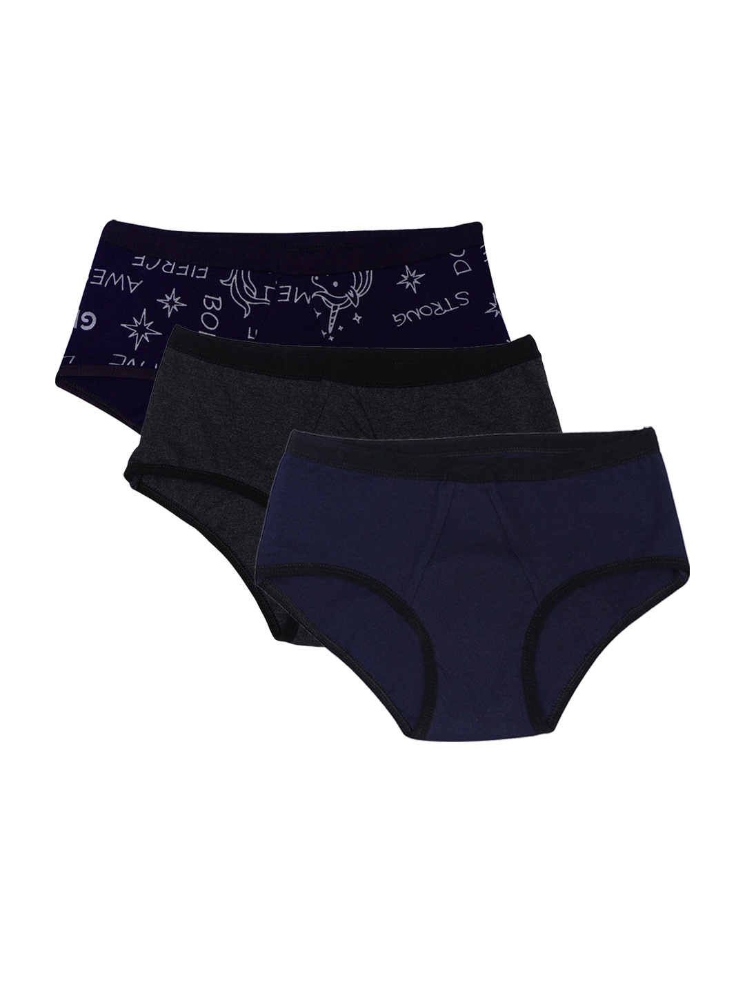 

Dchica Pack Of 3 Leakproof & Reusable Period Briefs DCPPDC9407/XXS, Grey