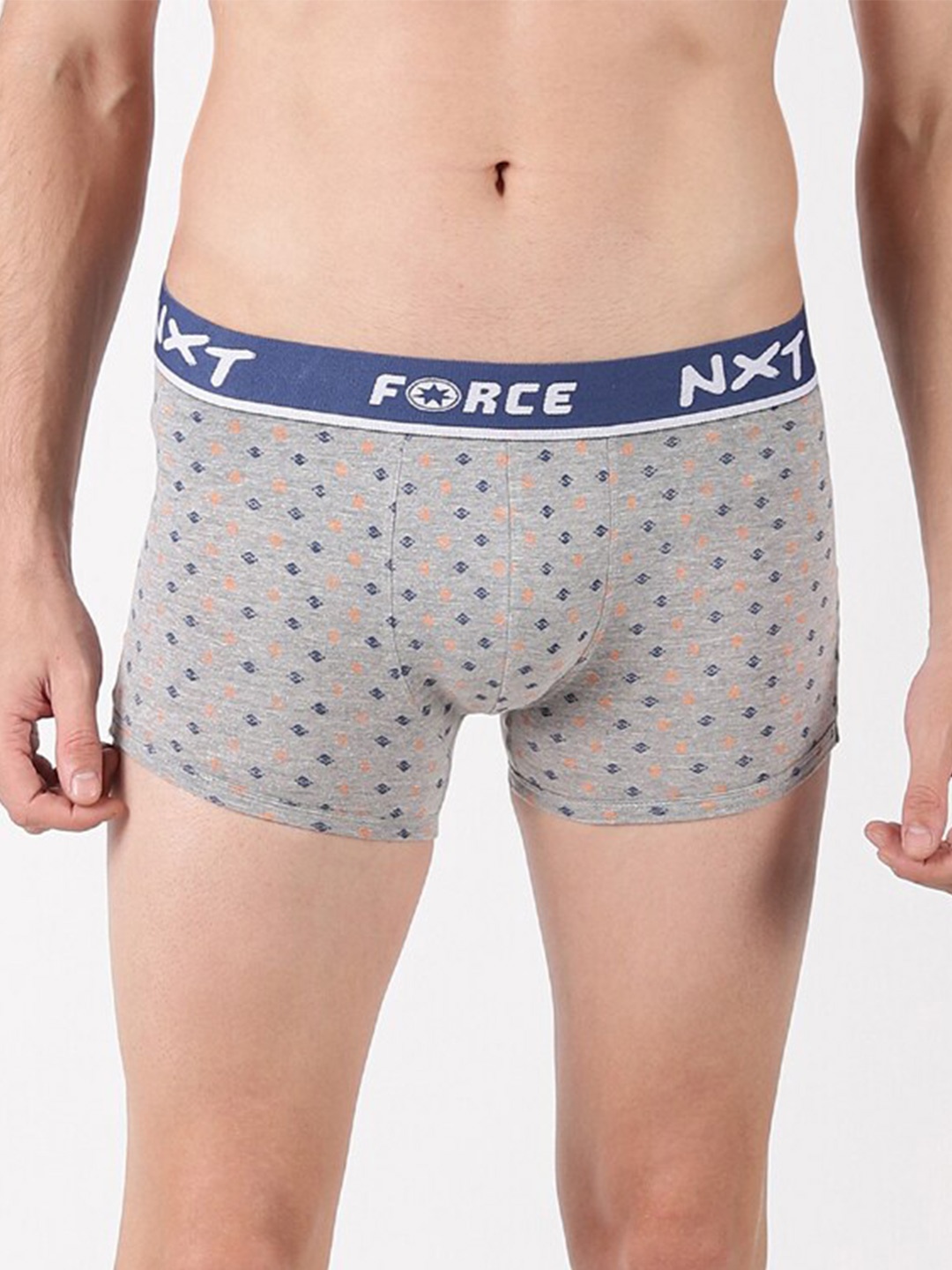 

Force NXT Men Printed Cotton Short Trunk MNFF-136-PRINT4-PO1-PRINT4, Grey