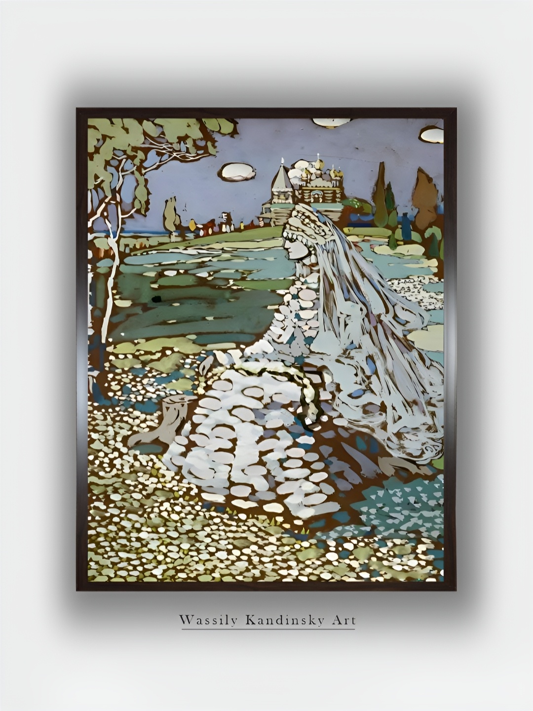 

The Art House Green Wooden Wall Paintings