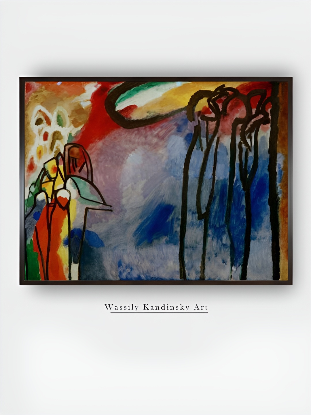 

The Art House Blue & Red Wooden Wall Paintings