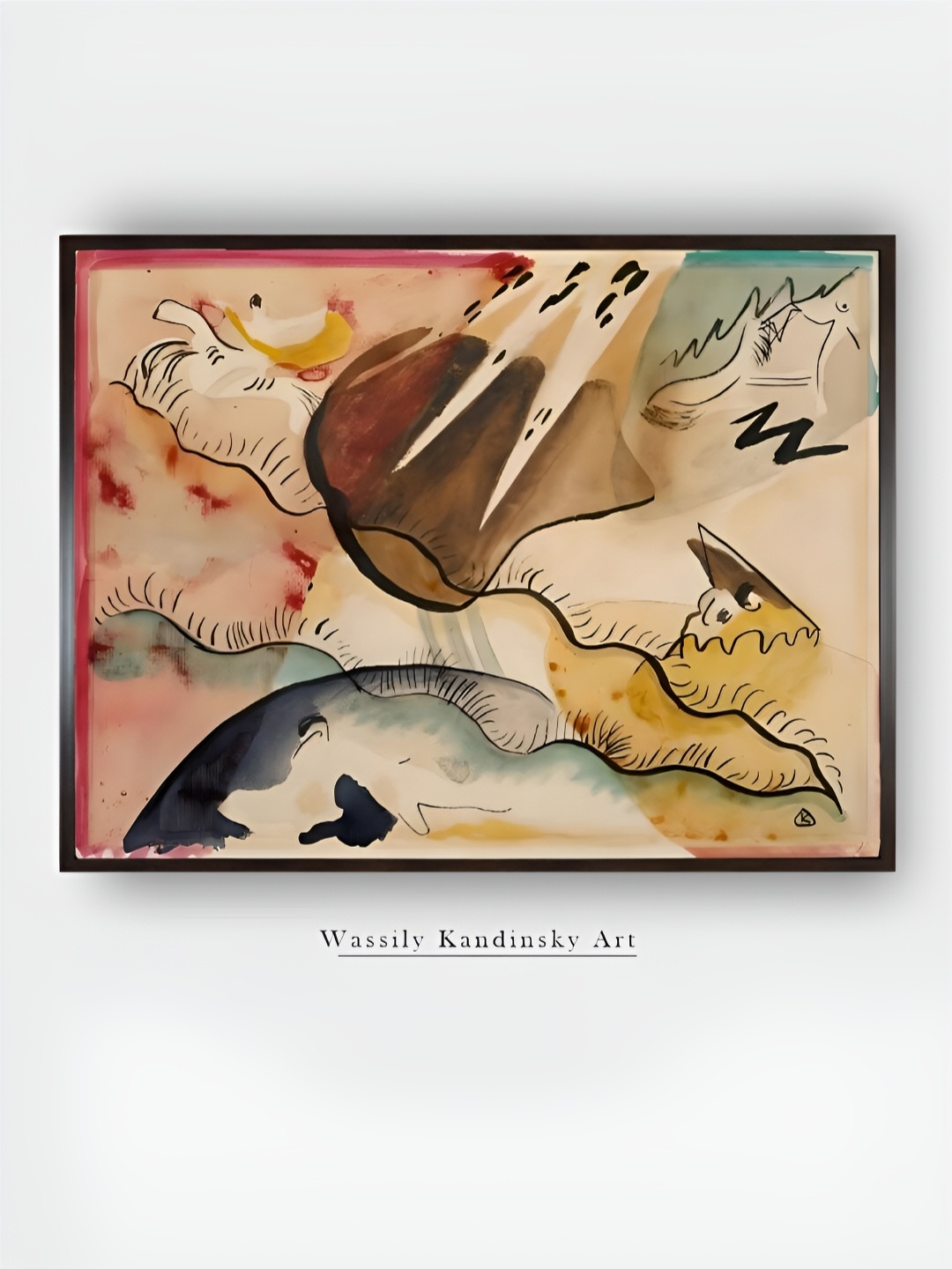 

The Art House Red & Brown Canvas Wall Paintings