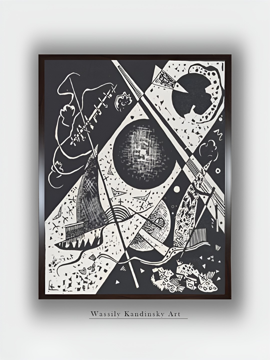 

The Art House Black & White Kleine Welten Wooden Painting Wall Art