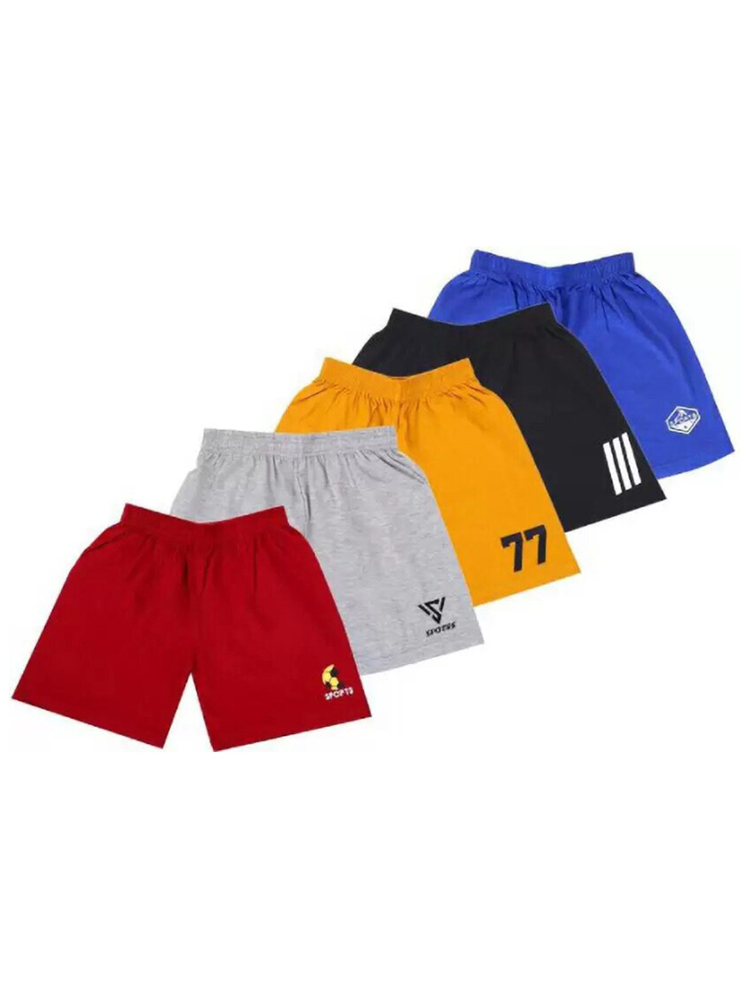 

BAESD Kids Pack Of 5 Assorted Cotton Shorts