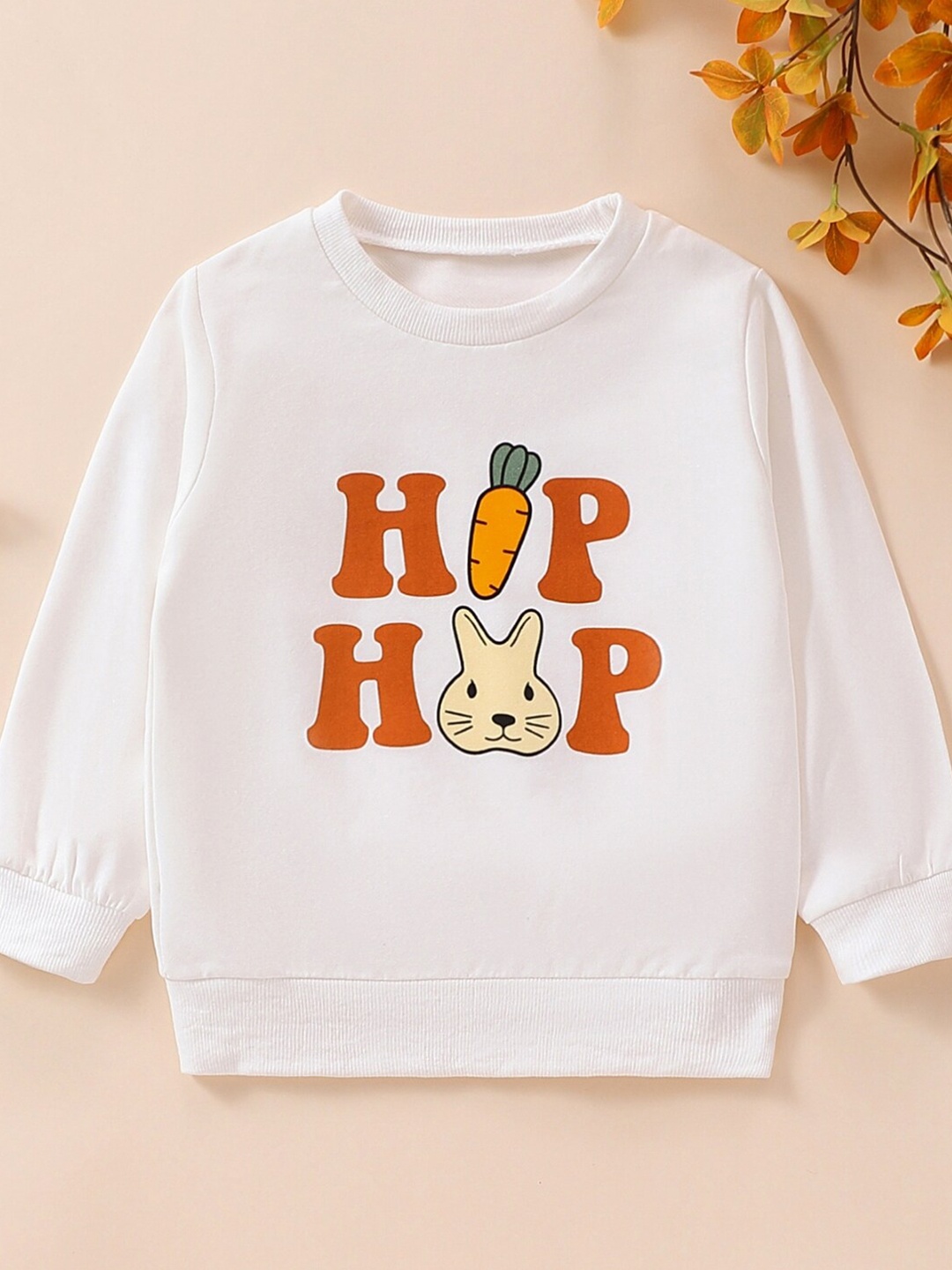 

StyleCast Girls White Typography Printed Pullover Sweatshirt