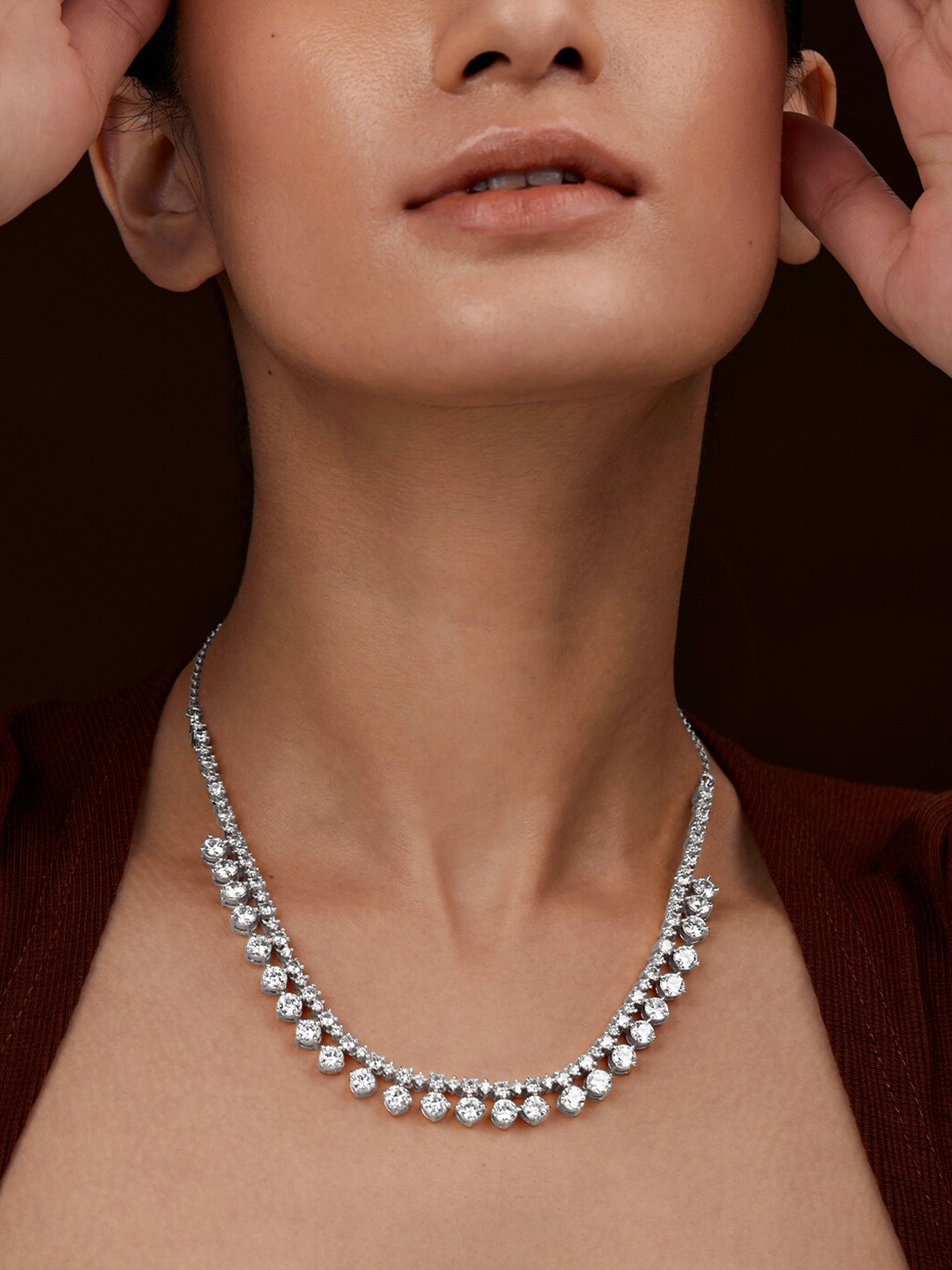 

MINUTIAE Silver-Plated Brass Necklace