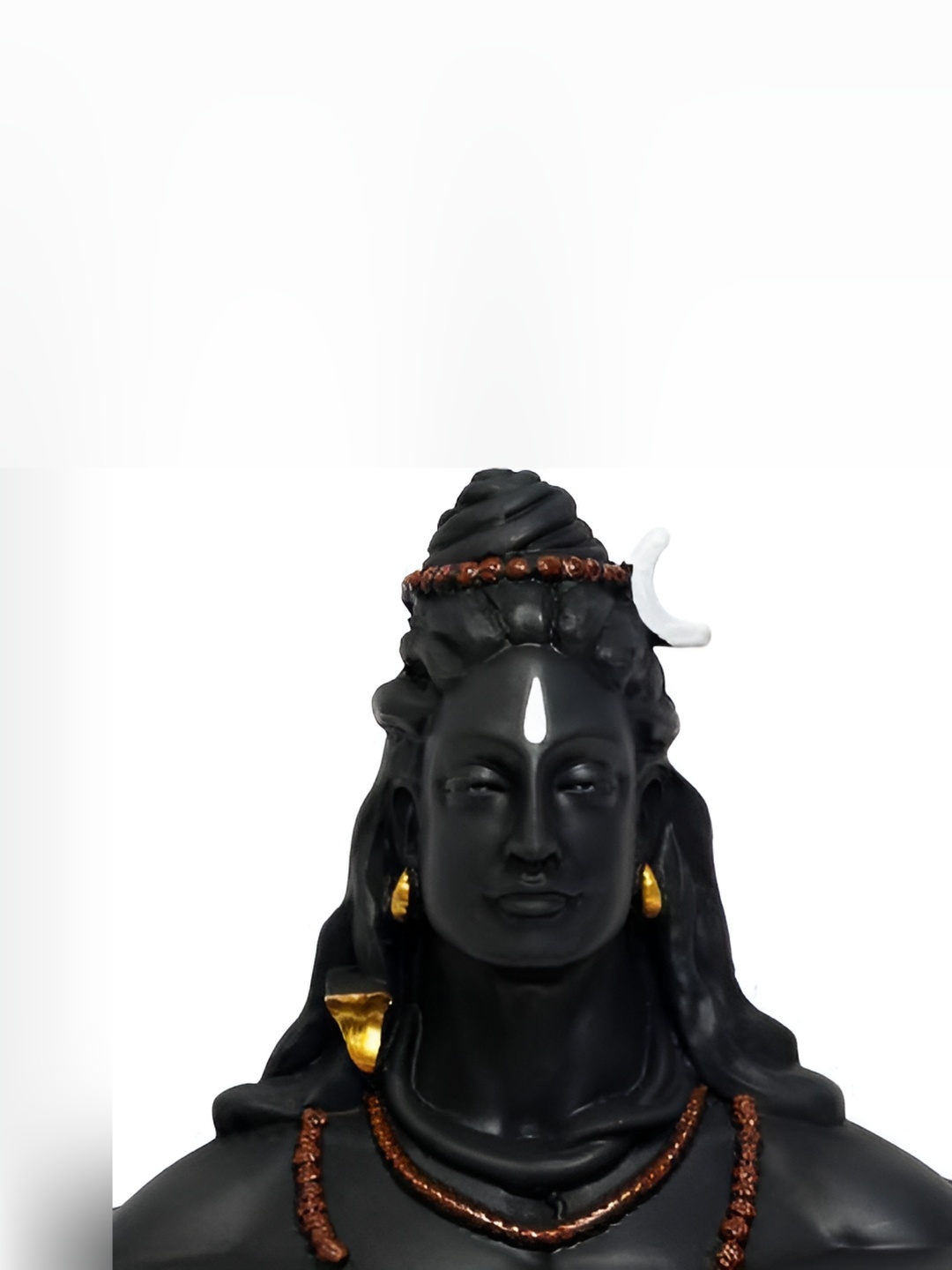 

Navyaksh Black Small Religious Adiyogi Shiva Idol Decorative Showpiece