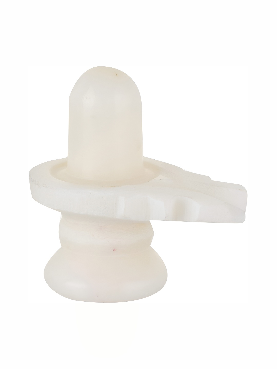 

Navyaksh White Marble Shivling Lord Shiva Lingam Showpiece