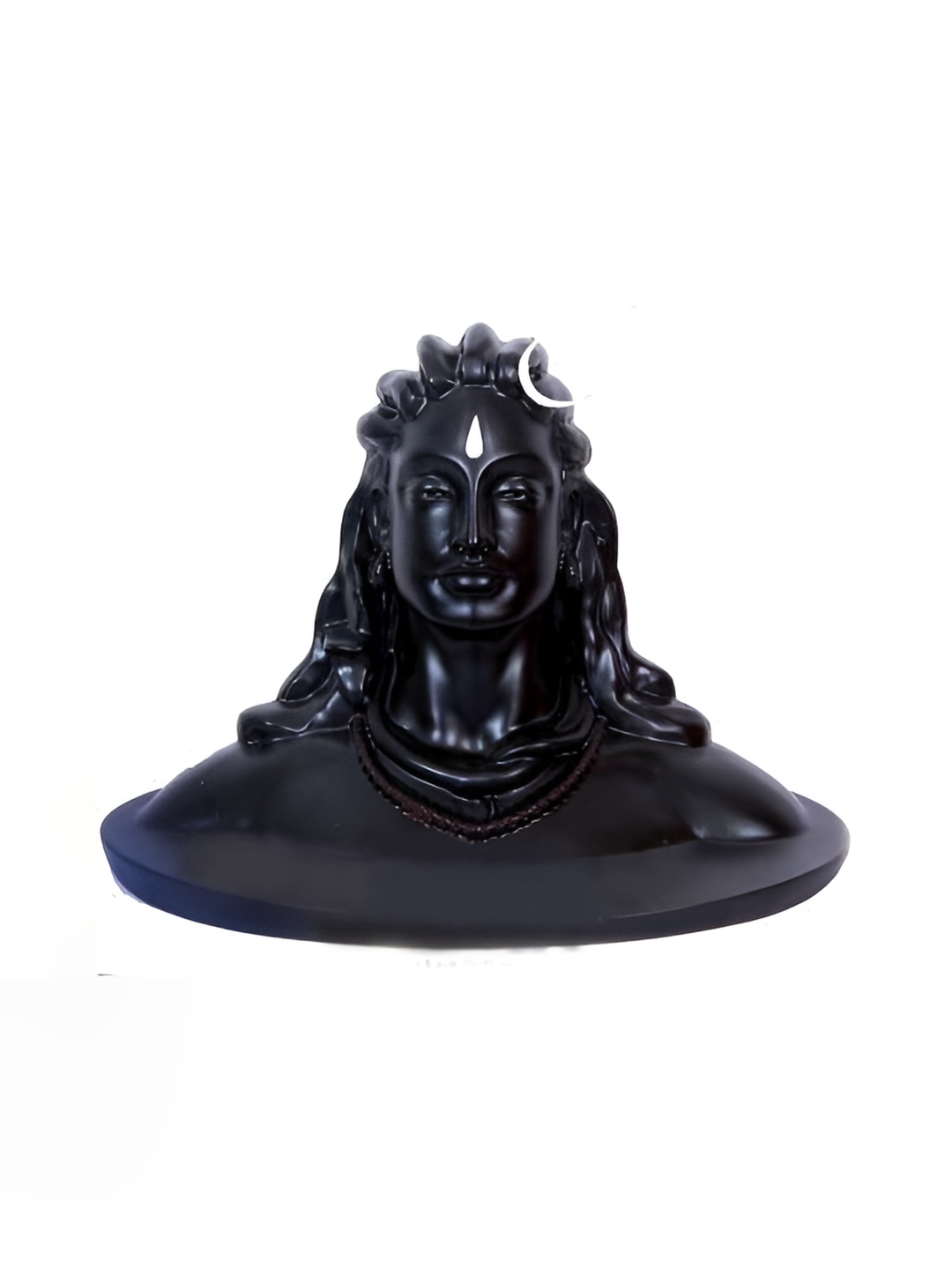 

Navyaksh Black Lord Shiv Adiyogi Idol Statue Showpiece