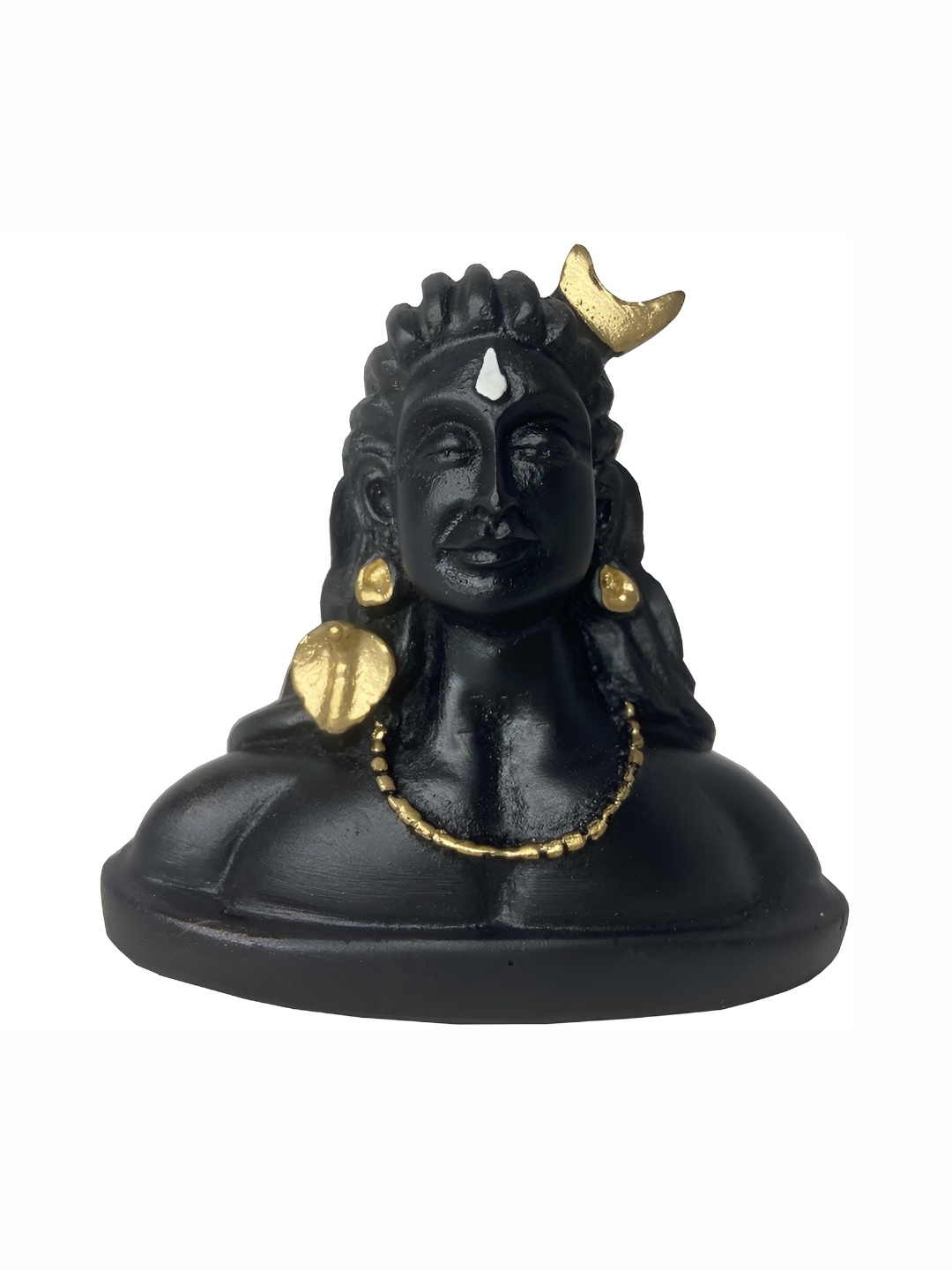 

Navyaksh Black & Gold Toned Adiyogi Bhagwan Shiv Ji Showpiece