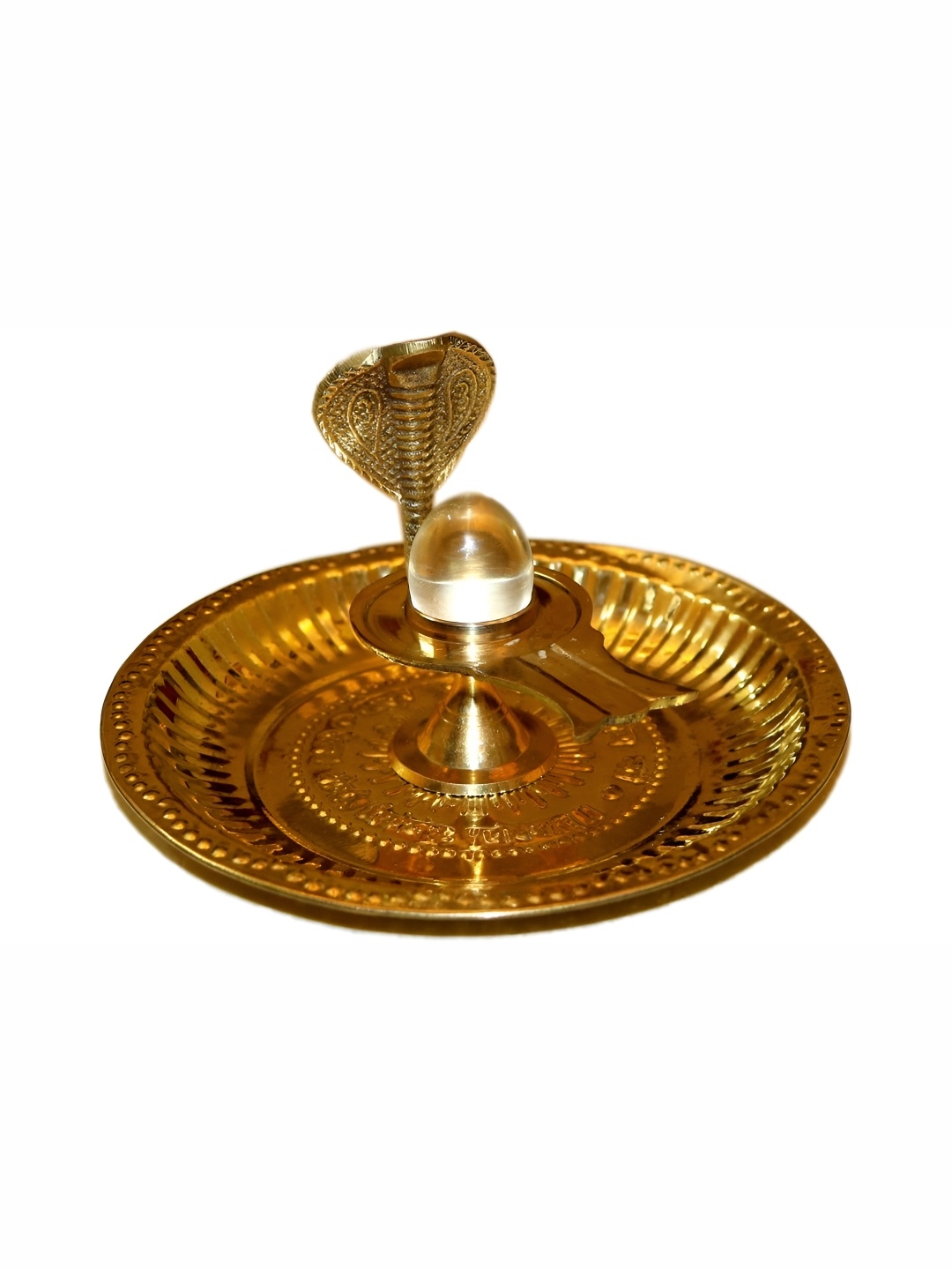 

Navyaksh Gold Toned Religious Brass Showpiece