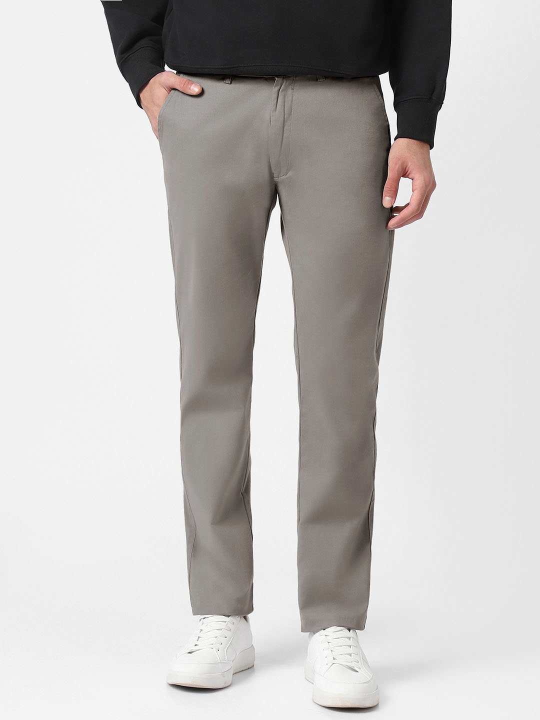 

Urbano Fashion Men Slim Fit Chinos, Grey