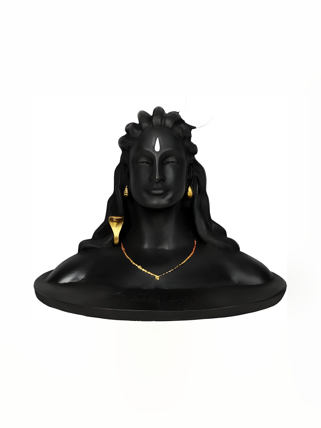 

Navyaksh Black & Gold Toned Adiyogi Bhagwan Shiv Ji Showpiece